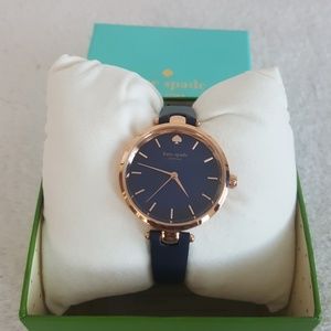 New kate spade Holland Leather Strap Watch